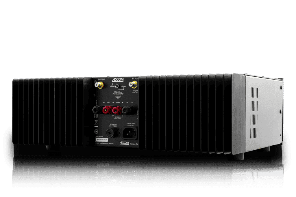 Adcom GFA-555ms — compact 125 W stereo power amplifier