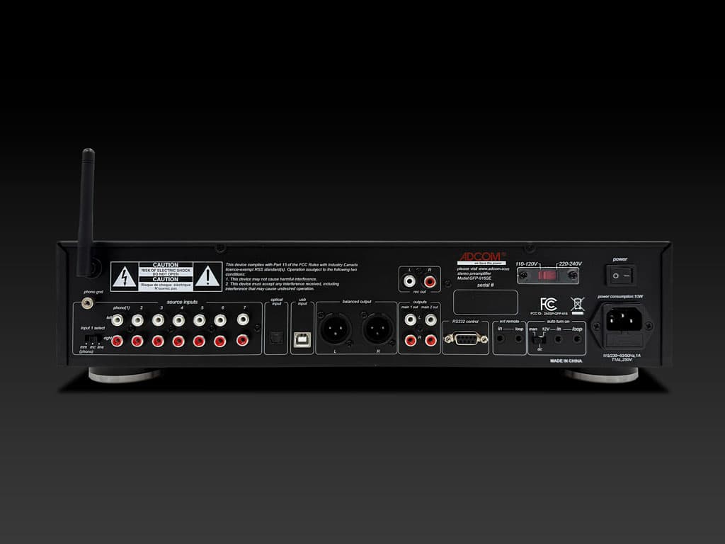 Adcom GFP-915SE — preamplifier with DAC and Bluetooth 5.4 (3)